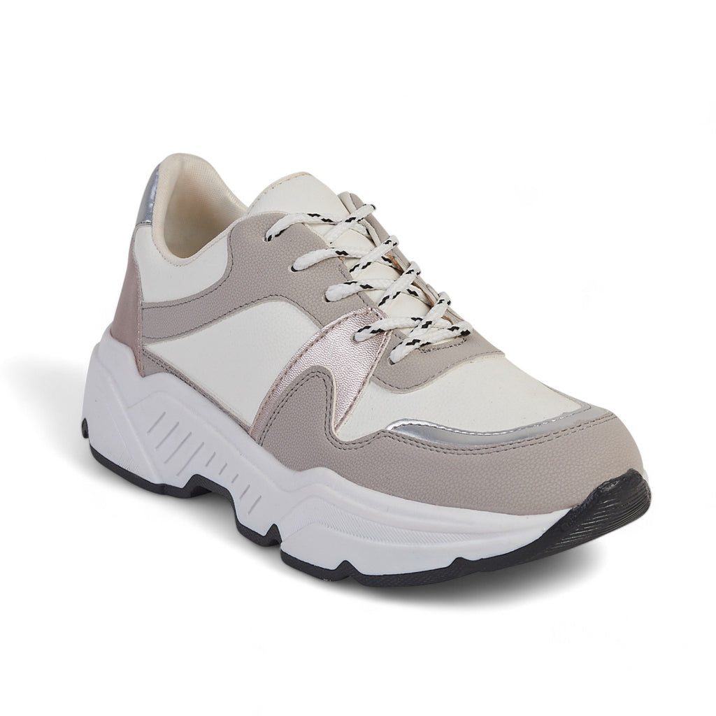 Tenis deportivo - 900 Gris / Rosa