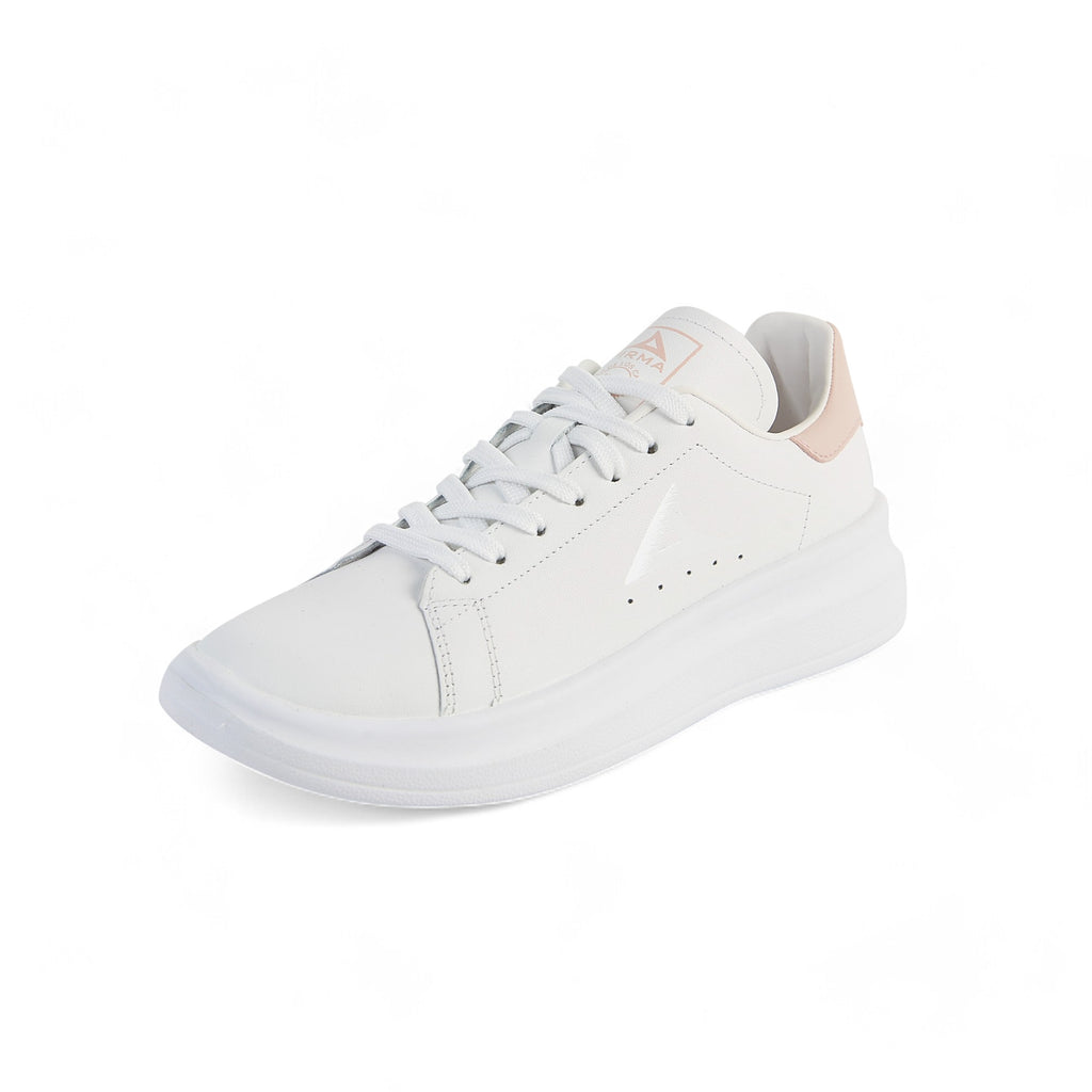 Tenis casual Pirma - 5504 Blanco / Rosa