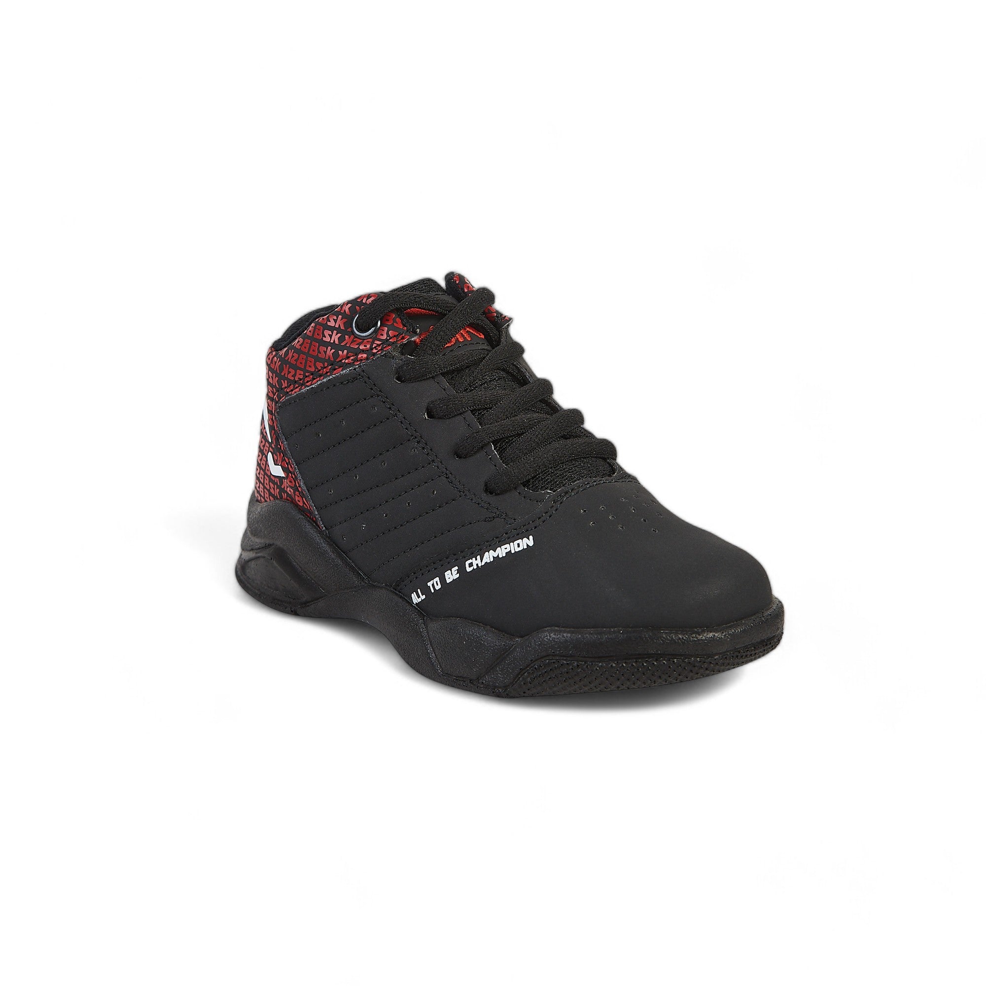 Tenis deportivo de bota - 856 Negro / Rojo