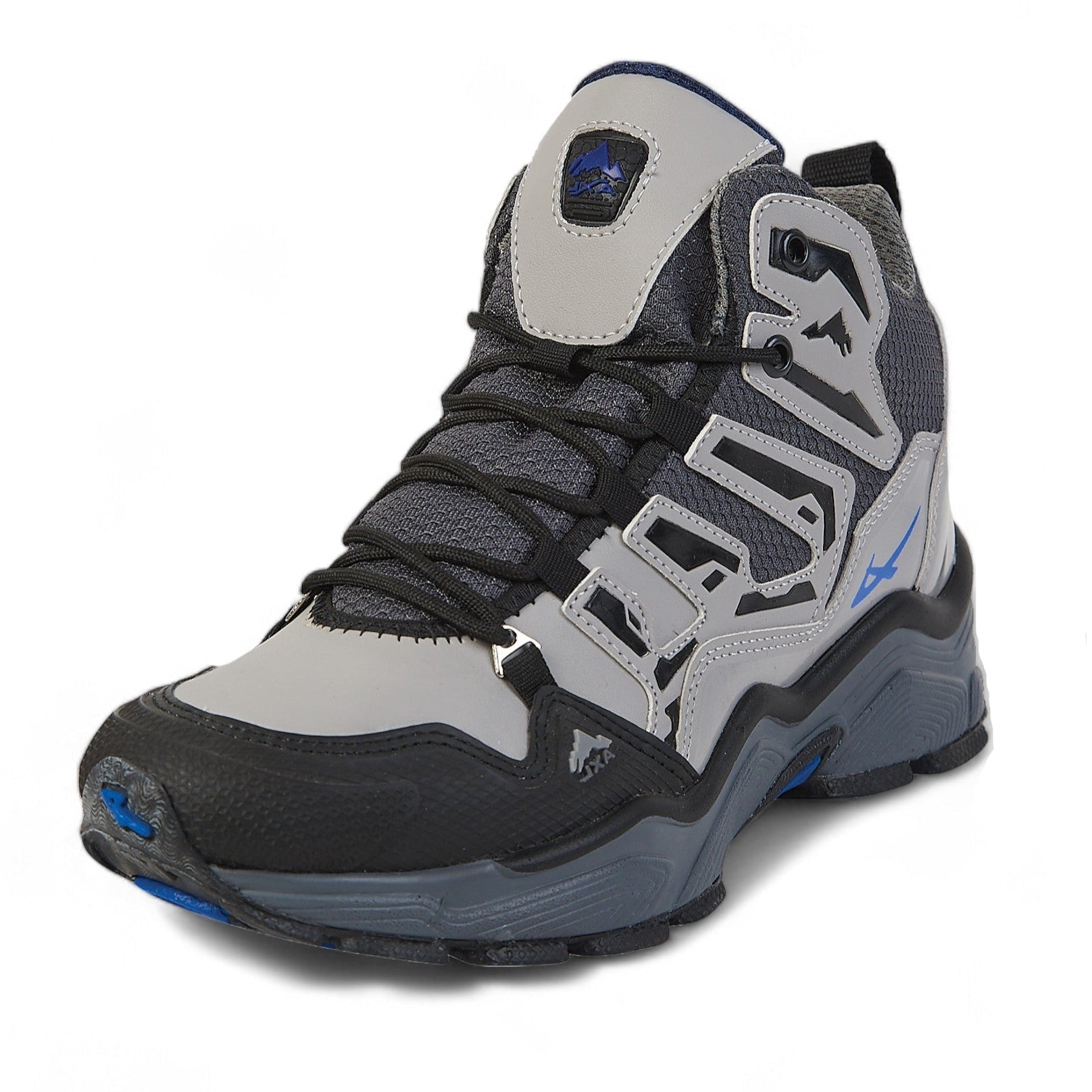 Tenis senderismo - 743 Gris / Negro / Azul