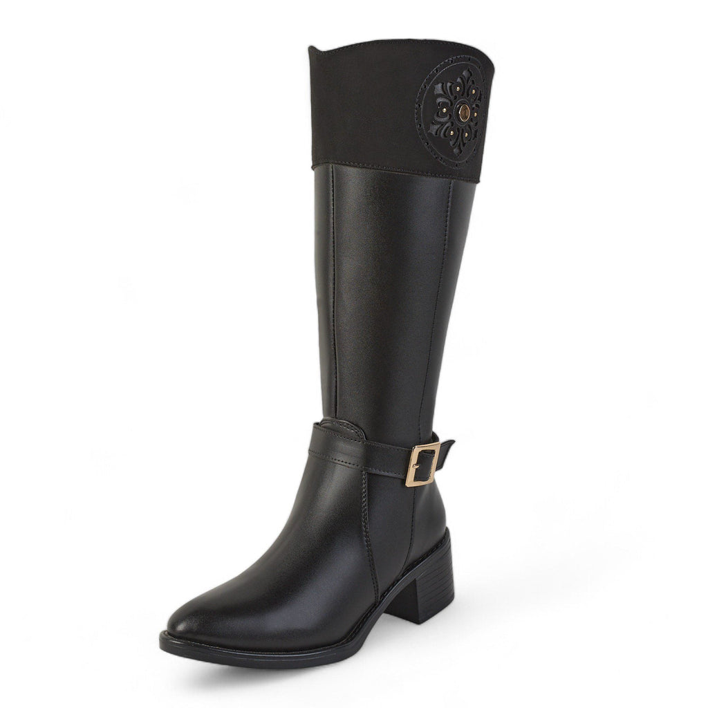 Bota alta - 5066 Negro – Calzado Glanz