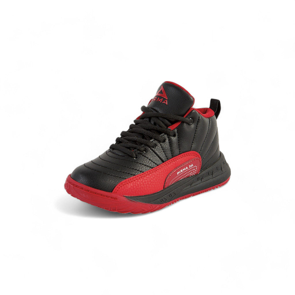 Tenis deportivo de bota Pirma - 2015 Negro / Rojo