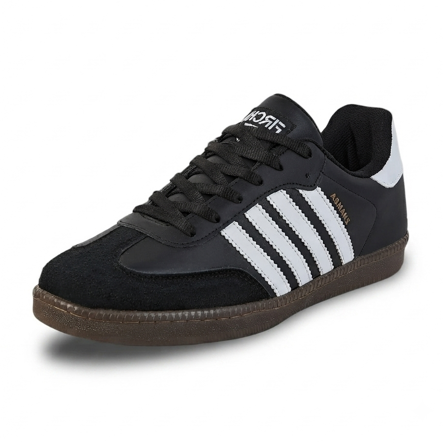 Tenis casual - ZHAMBA - Negro / Blanco