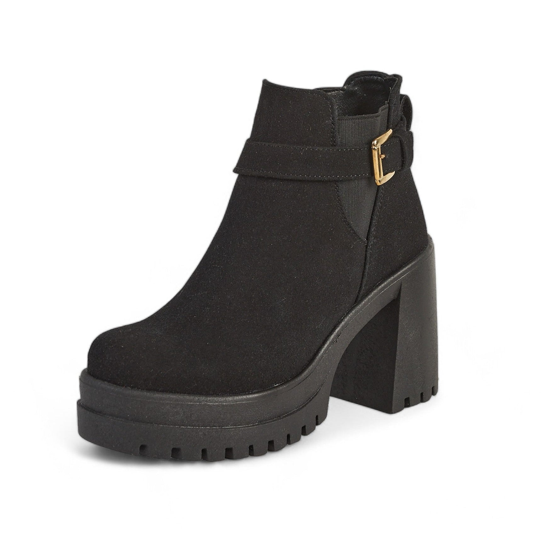 Botín alto - Modelo 24604 Negro