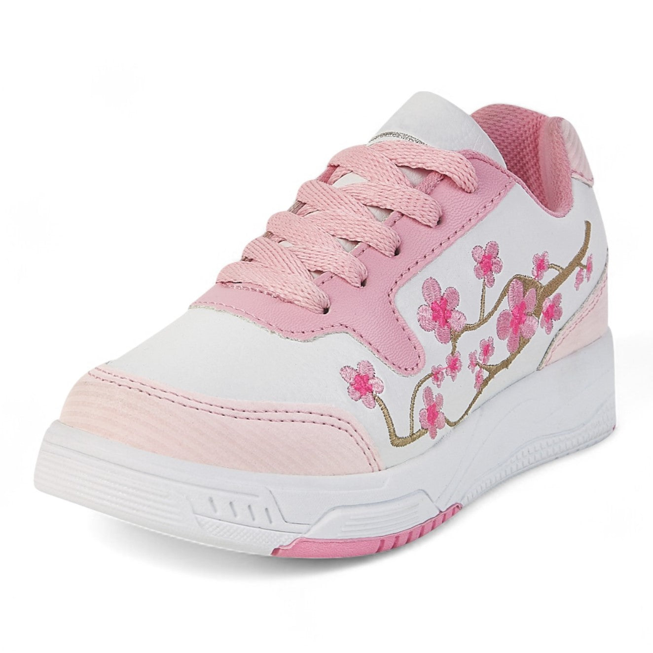 Tenis casual - 1031-C Blanco / Rosa