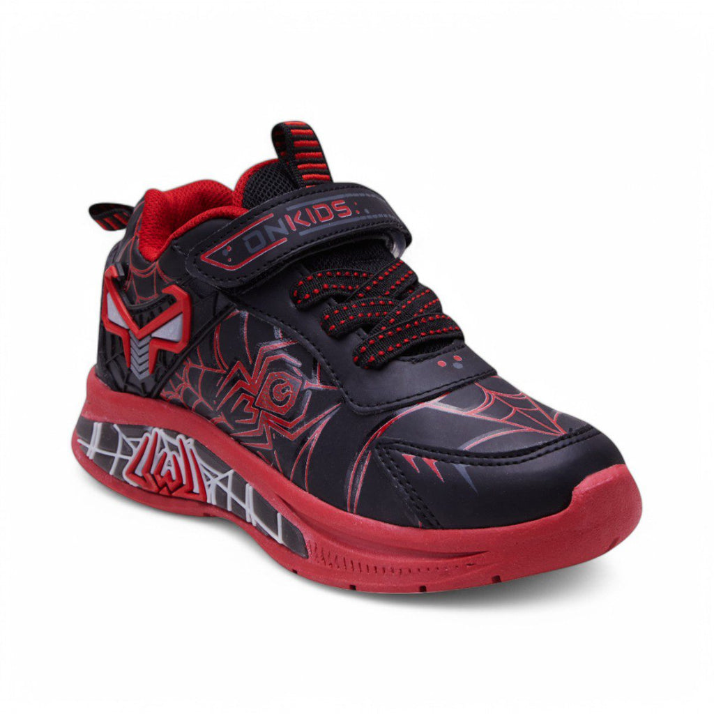 Tenis deportivo de bota - 133 Negro / Rojo