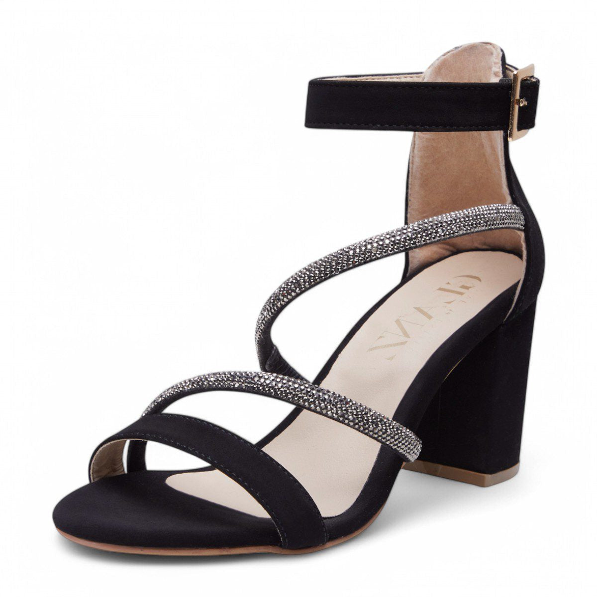 Zapatilla tacón medio - 365 Negro