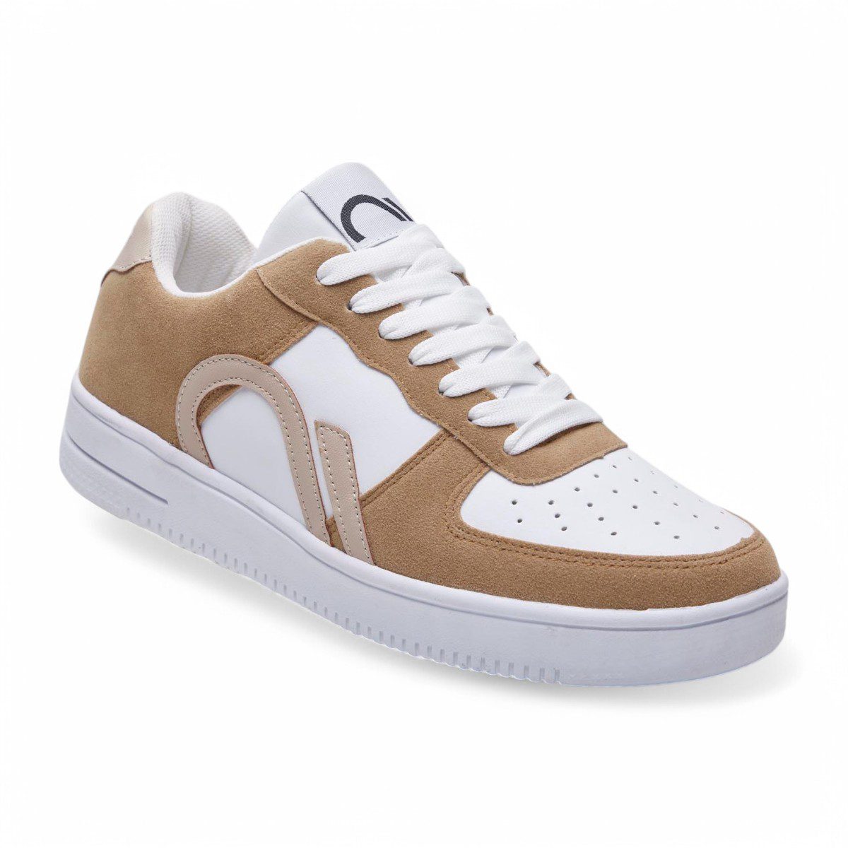 Tenis casual Bunt - 2221-2 Blanco / Arena