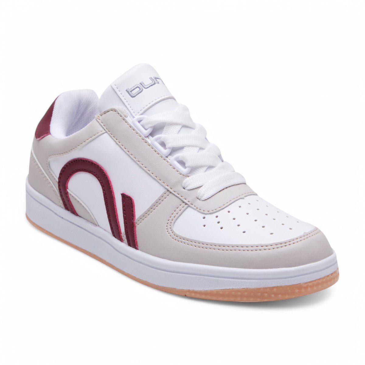 Tenis casual Bunt - 1061 Blanco / Latte / Vino