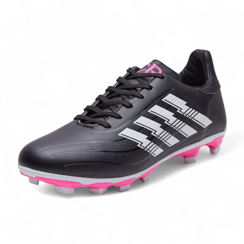 Tenis de fútbol - 01CR9-T Negro / Blanco / Fiusha