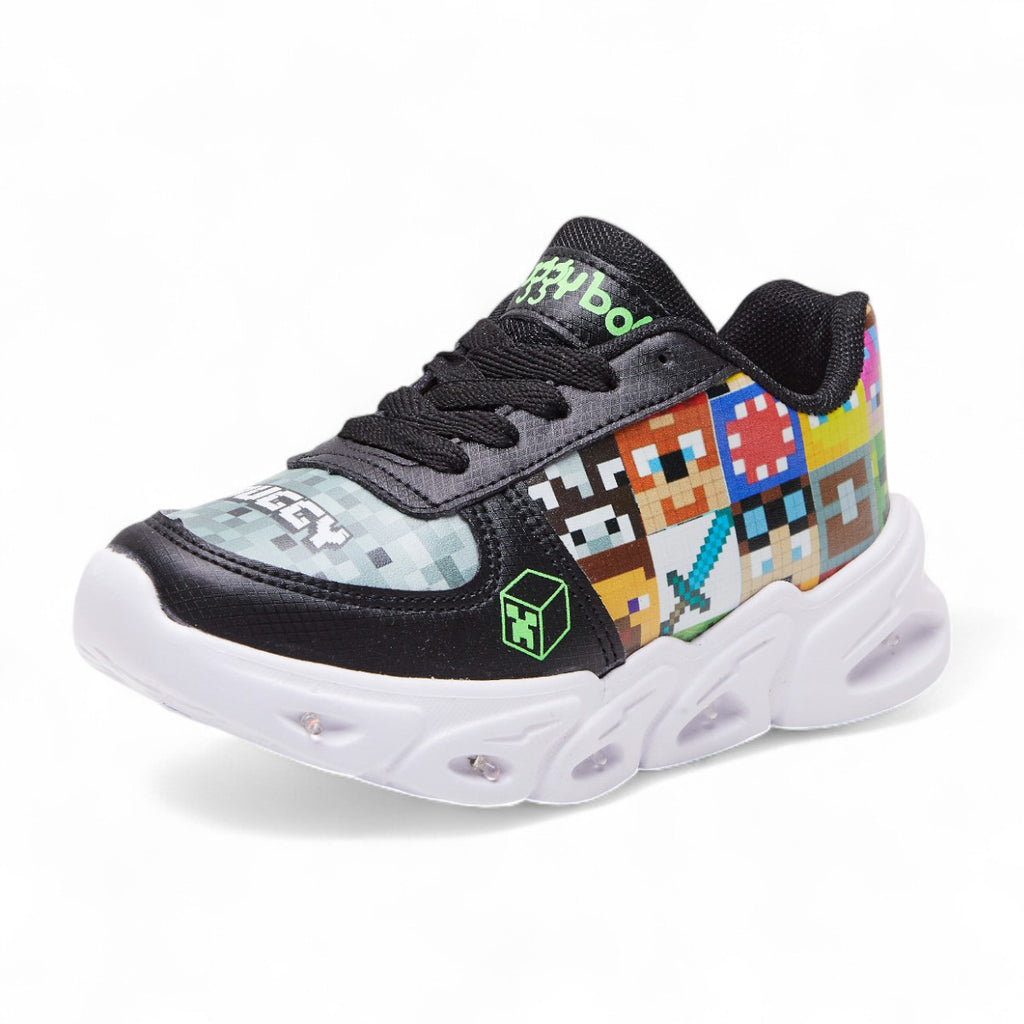 Tenis deportivo - 91688 Negro / Cubos