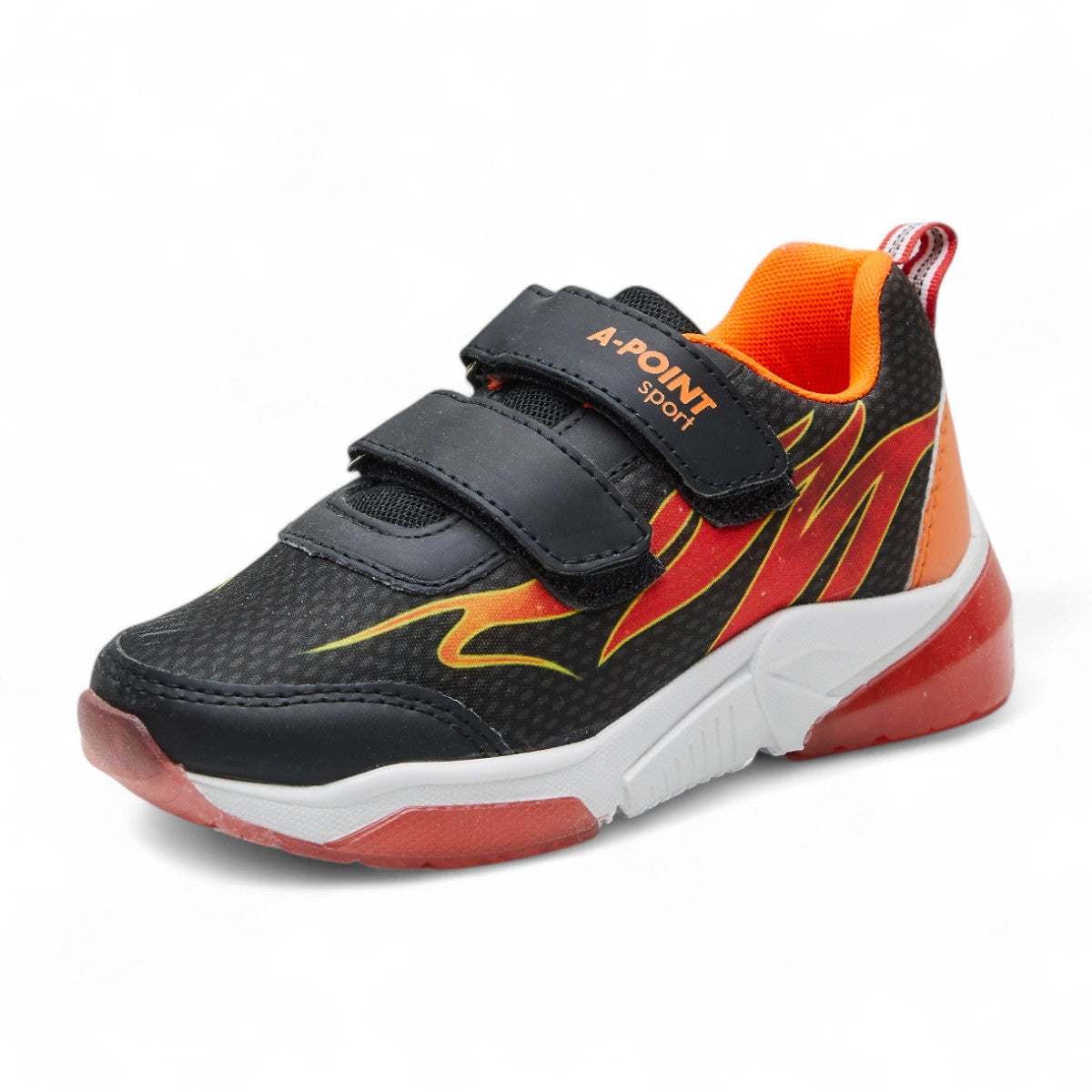Tenis deportivo - 388 Negro / Naranja