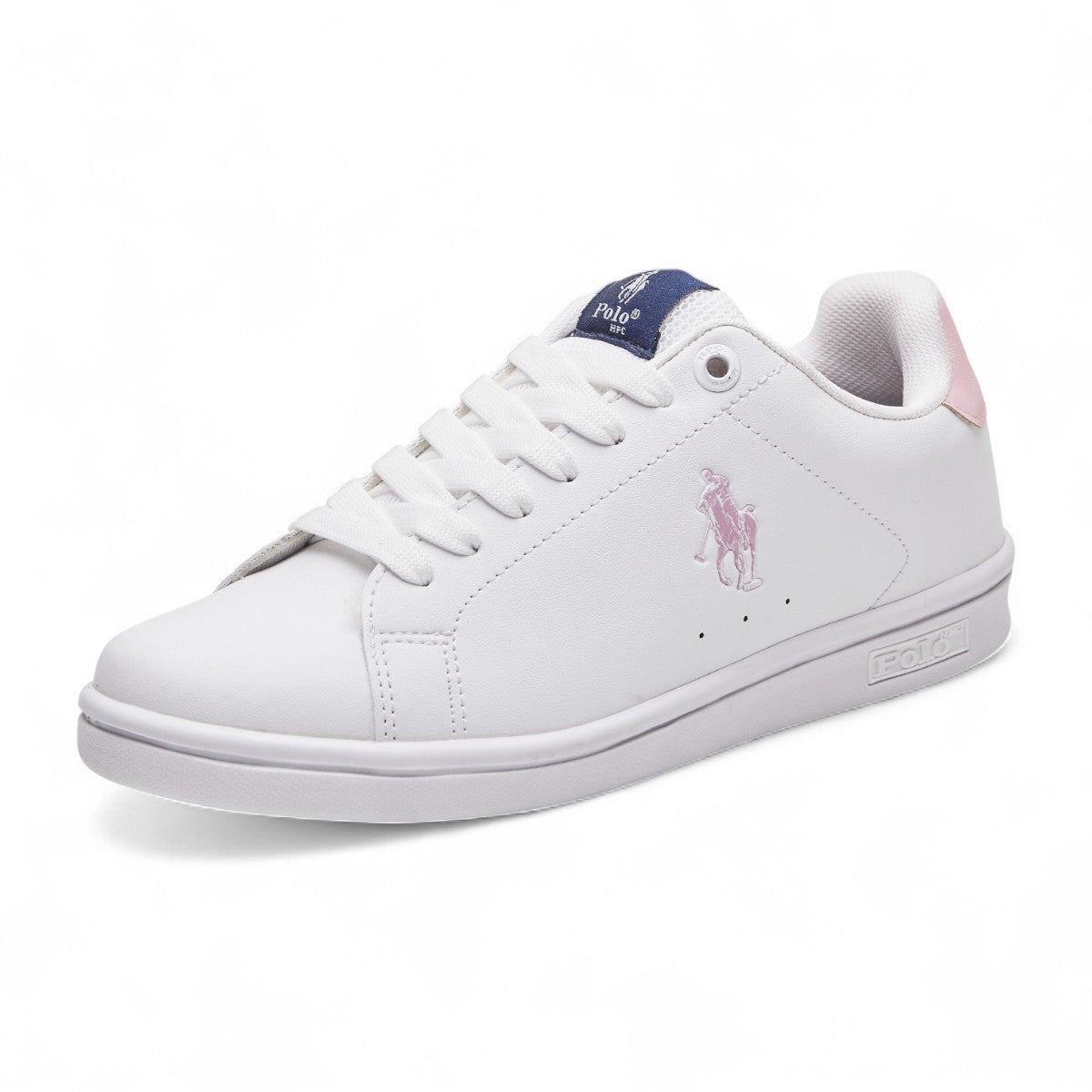 Tenis casual Polo - 4496 Blanco / Rosa