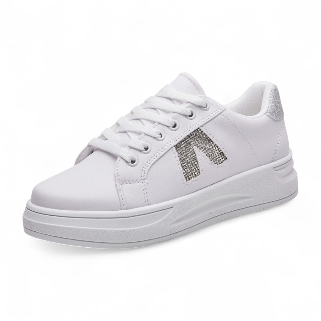 Tenis casual - VP-7000 Blanco / Plata