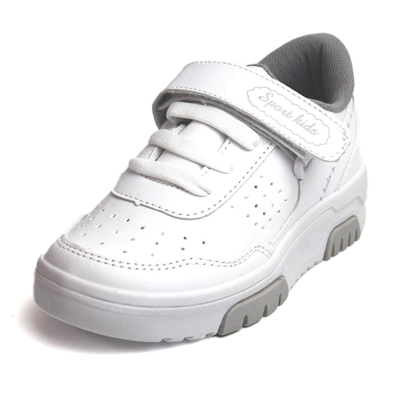 Tenis casual - 8 Blanco / Gris