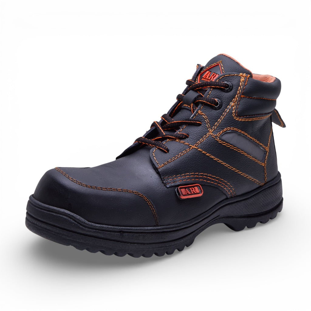 Bota industrial - 8 Negro / Naranja