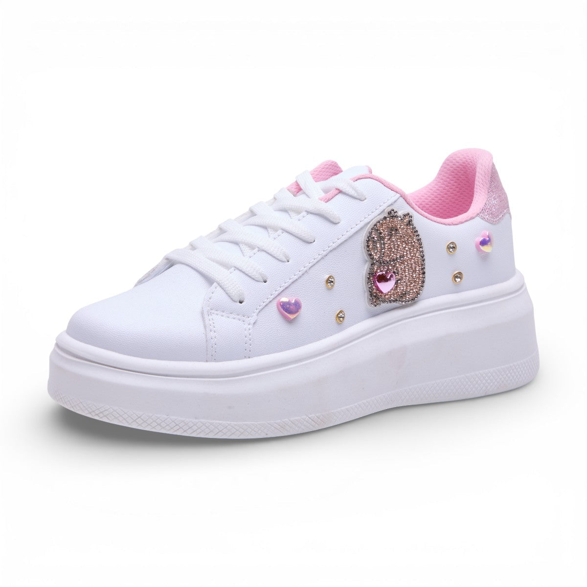 Tenis casual - 25 Blanco / Rosa