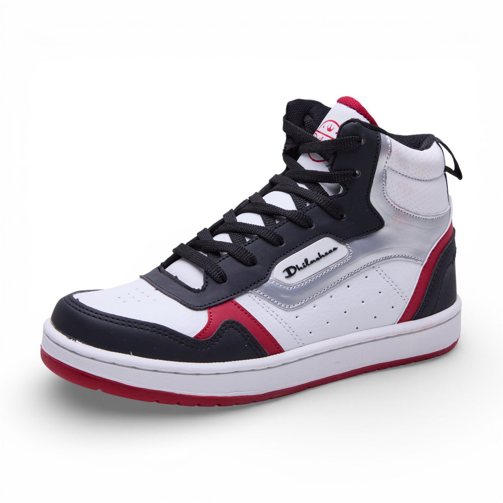Tenis casual de bota - 951 Negro / Blanco