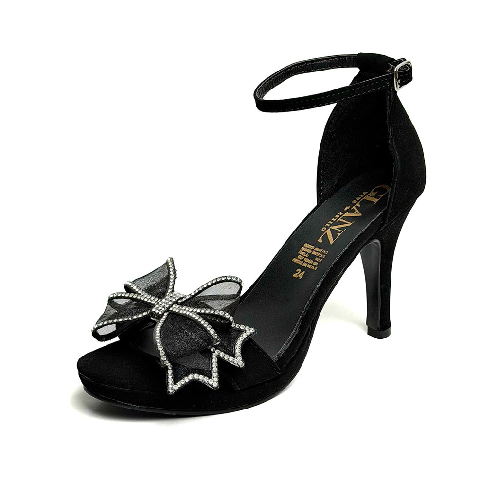 Zapatilla tacón medio - 779 Negro