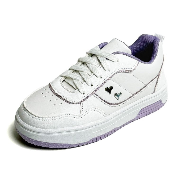 Tenis casual - 010-2 Blanco / Lila