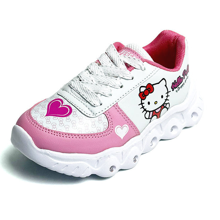 Tenis deportivo - 520-HELLO PRETTY Rosa / Blanco