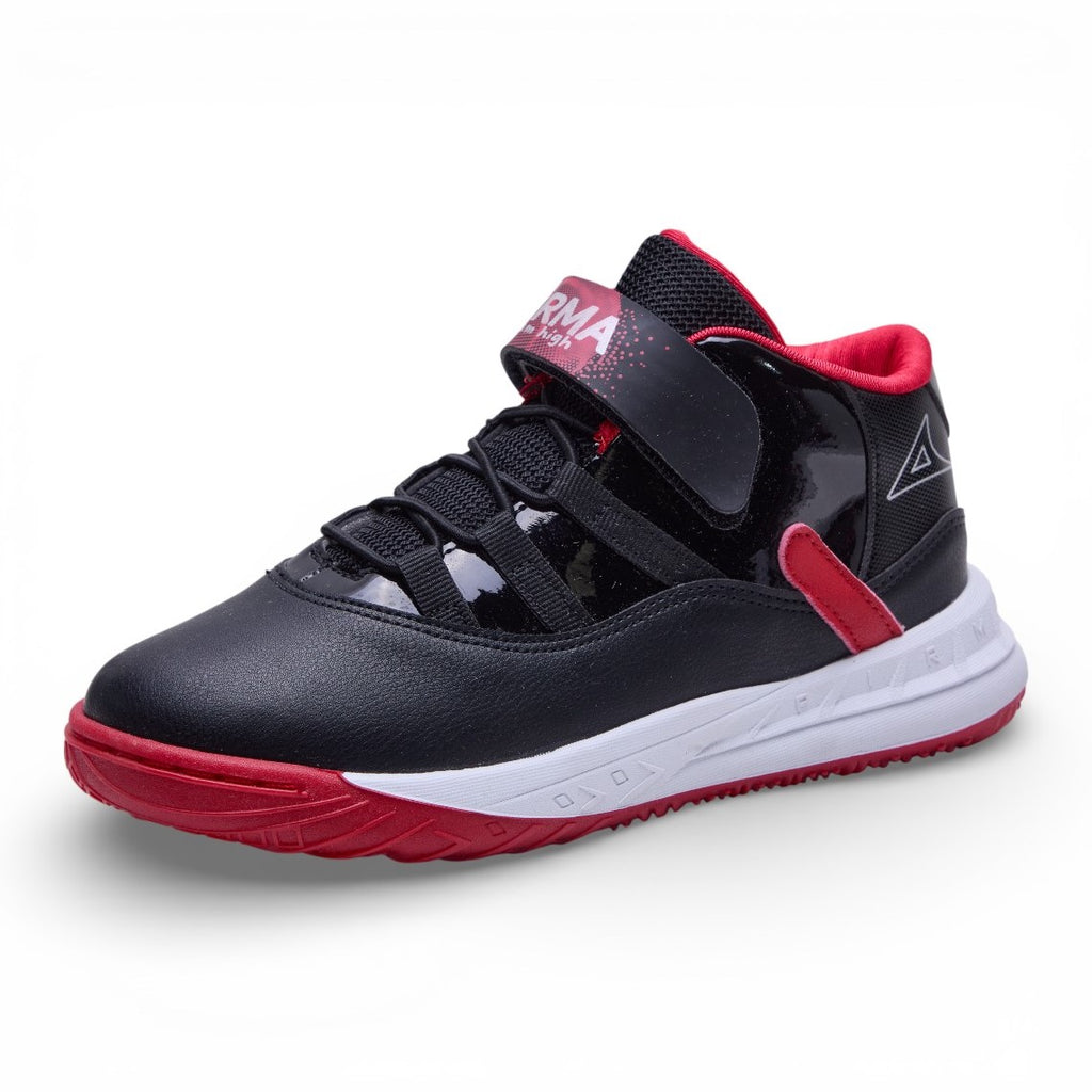Tenis deportivo Pirma - 2020 negro blanco rojo