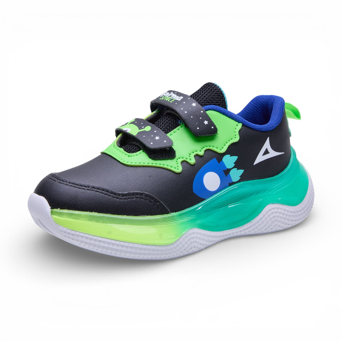 Tenis deportivo Pirma - 5080 Negro / Verde