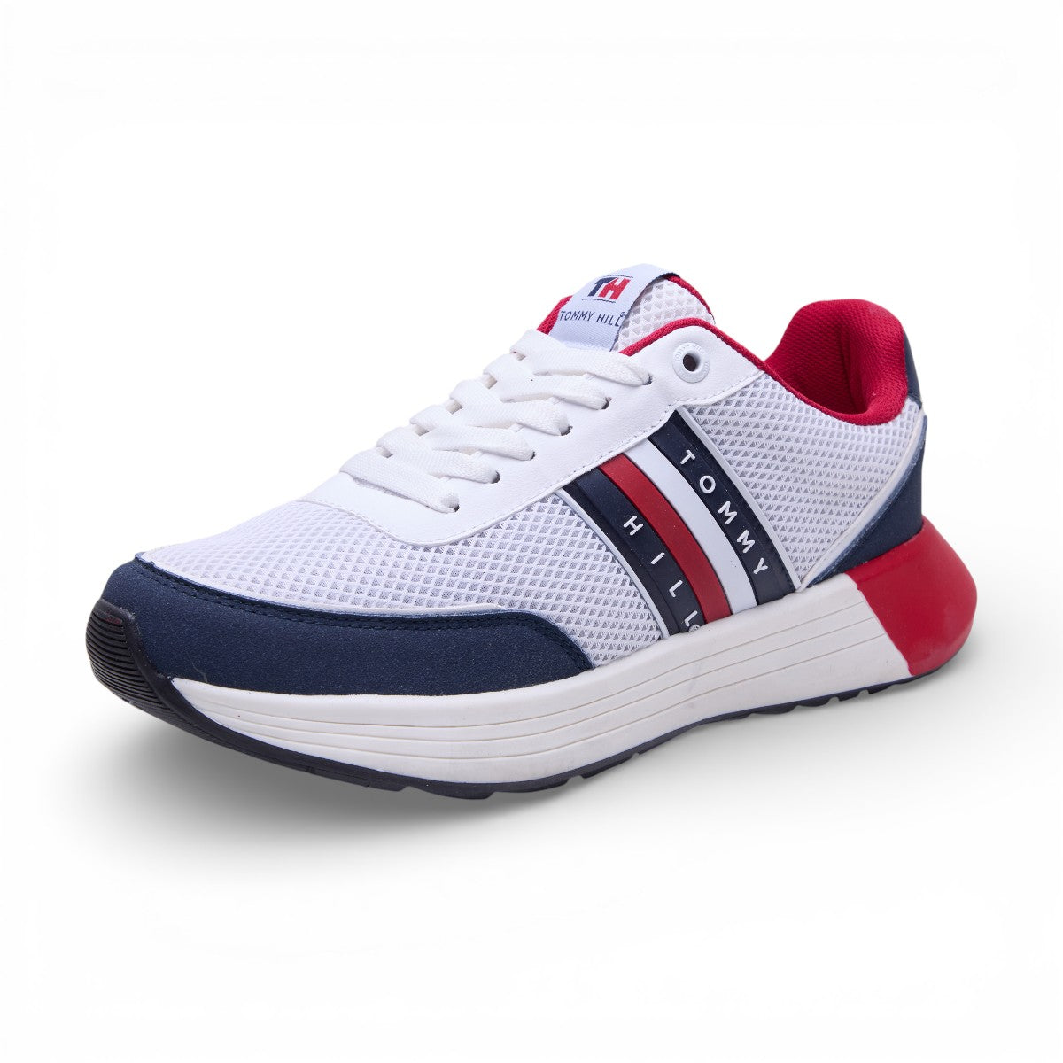 Tenis deportivo Tommy - 6431 Blanco / Rojo / Marino