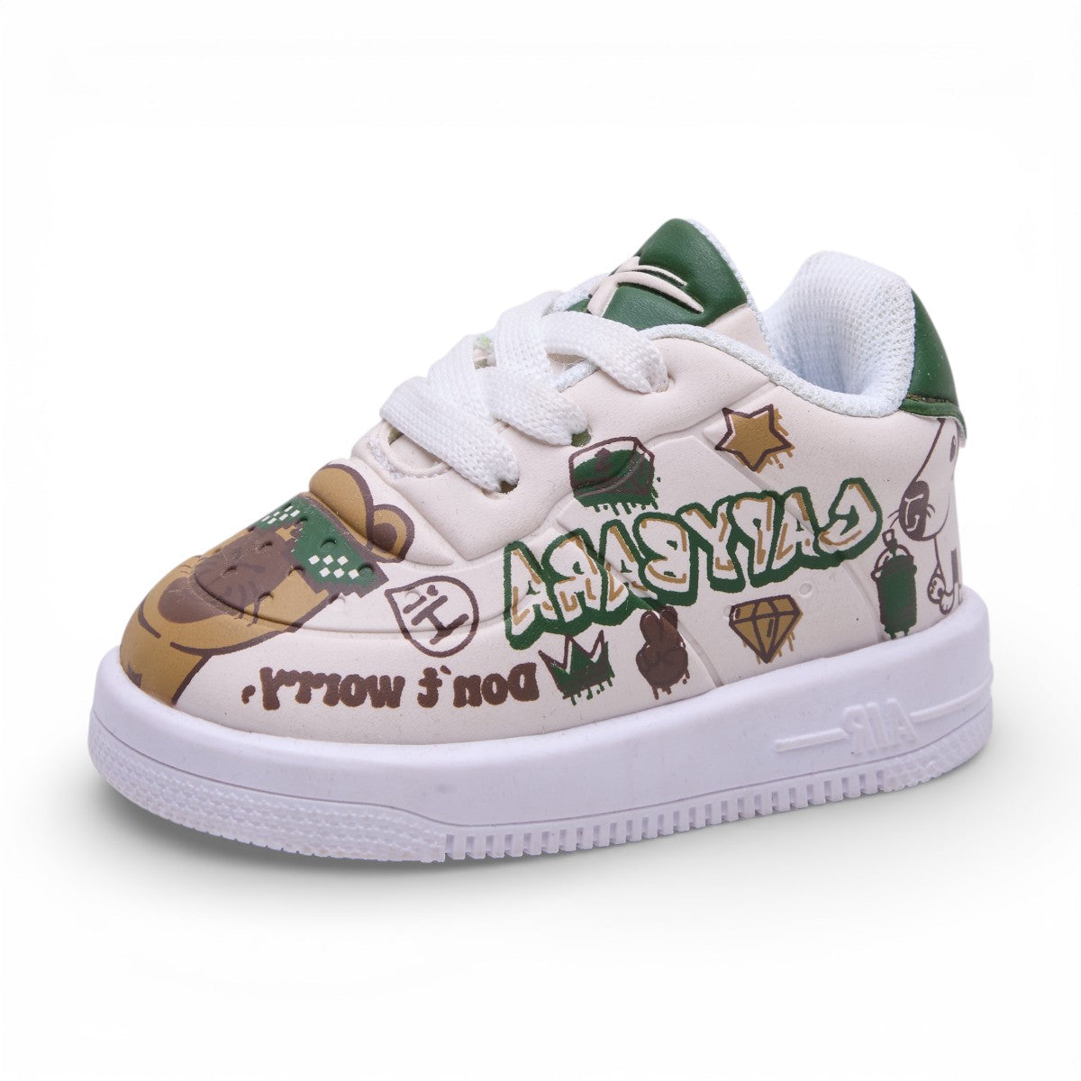 Tenis casual - BB-5415 Latte / Verde