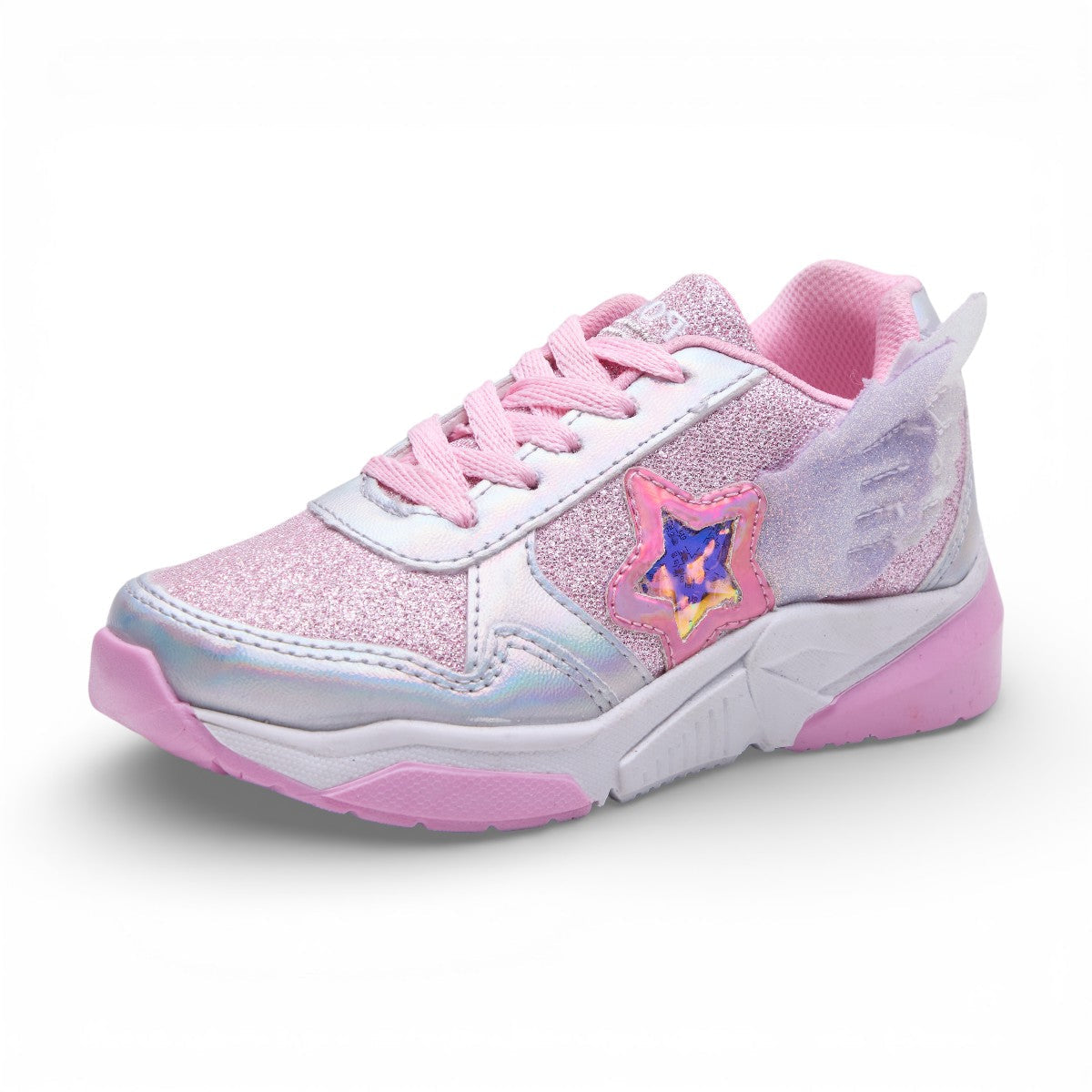 Tenis deportivo - 3345-F Rosa / Plata