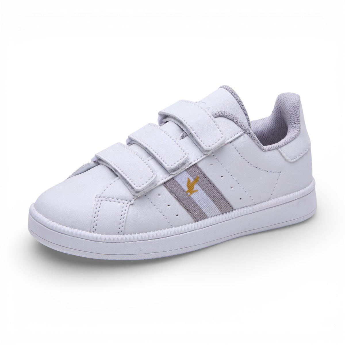 Tenis casual - 7156L Blanco / Gris