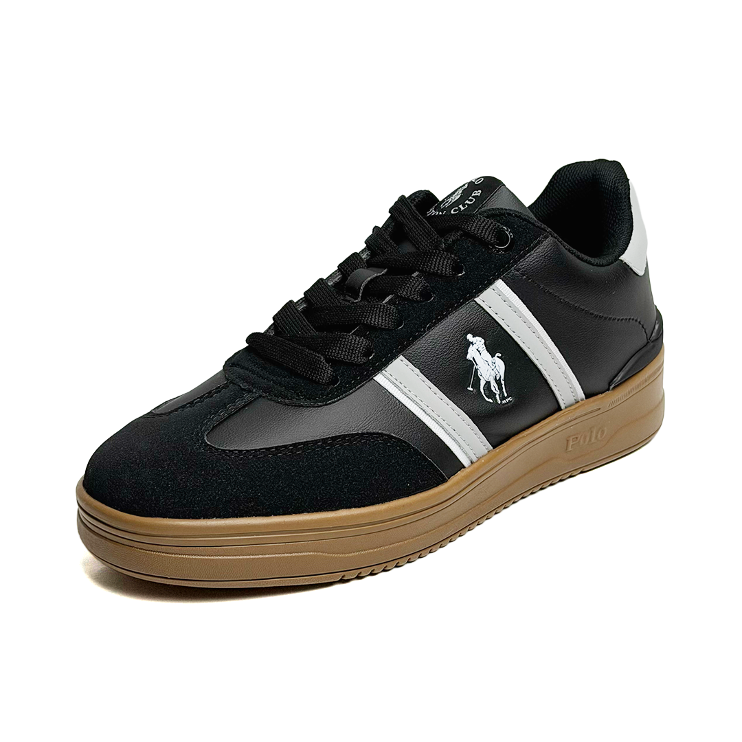 Tenis casual Polo - 4562 Negro / Gris