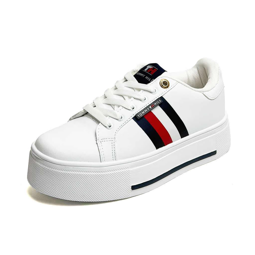 Tenis casual Tommy - 6482 Blanco