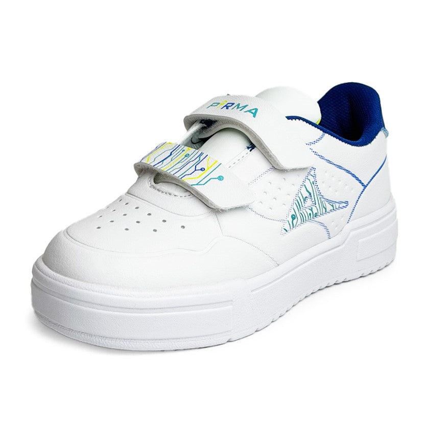 Tenis casual Pirma - 5534-4 Blanco / Azul
