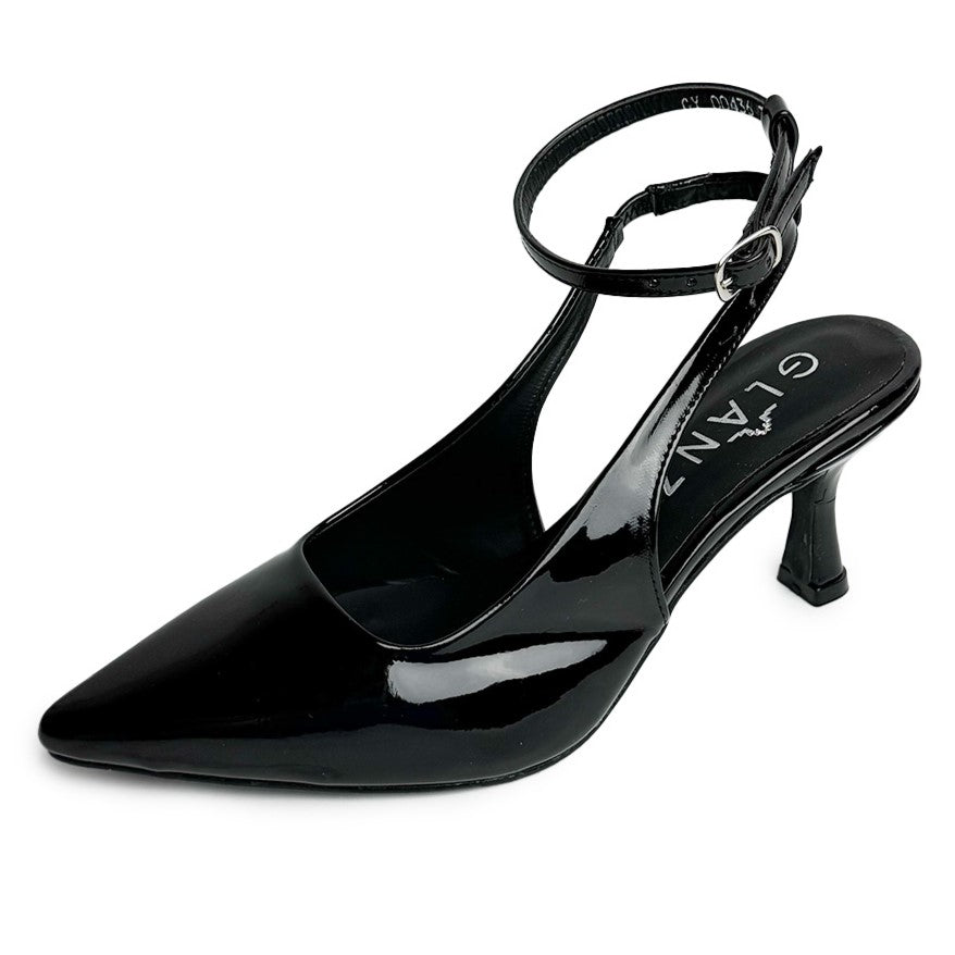 Zapatilla tacón bajo - 33163 Negro
