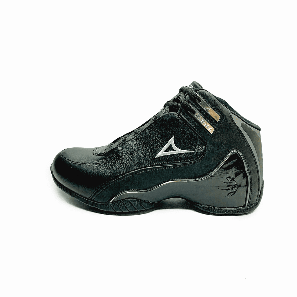 Tenis deportivo de bota Pirma - 767 Negro / Plata