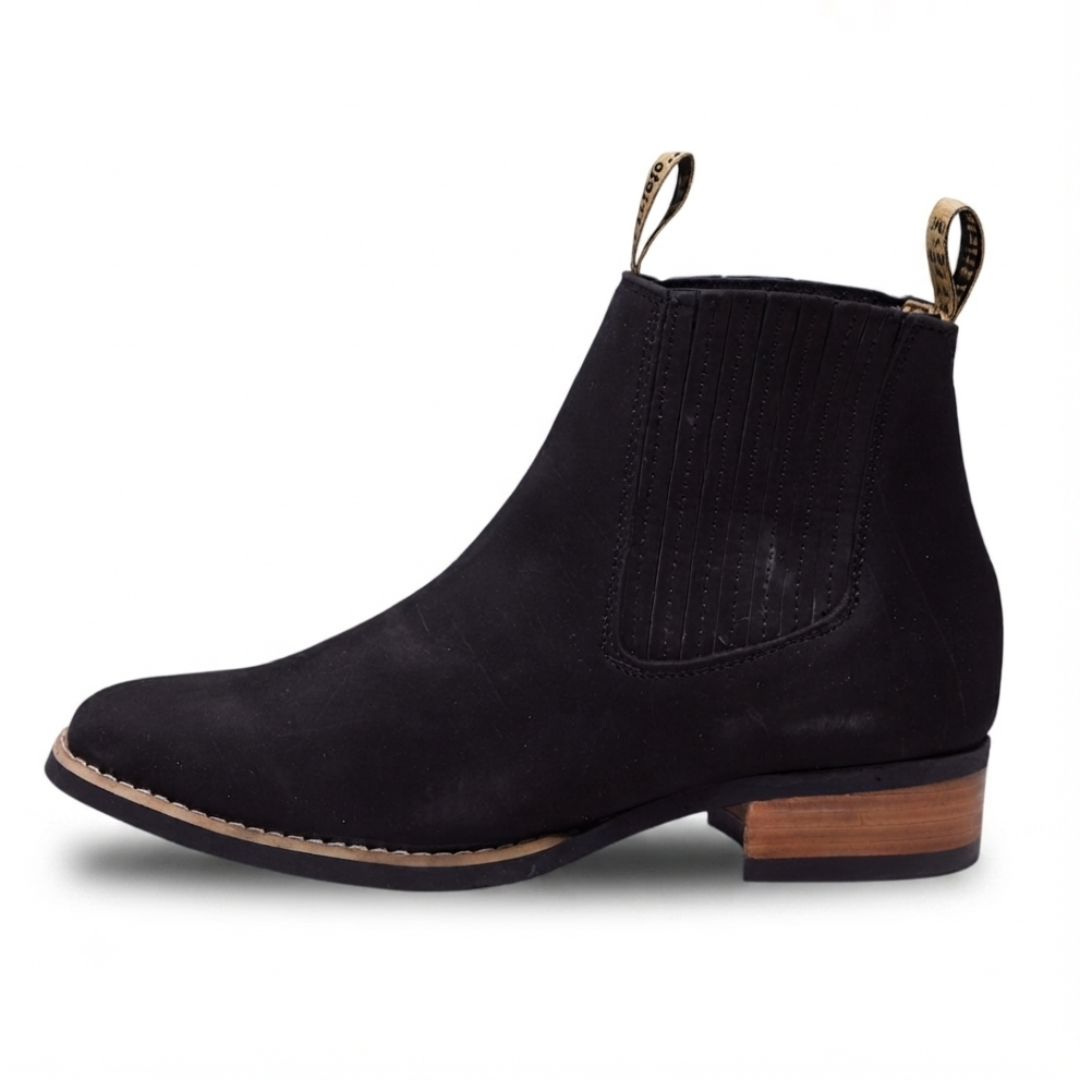Botín Vaquero - Modelo 48 Negro