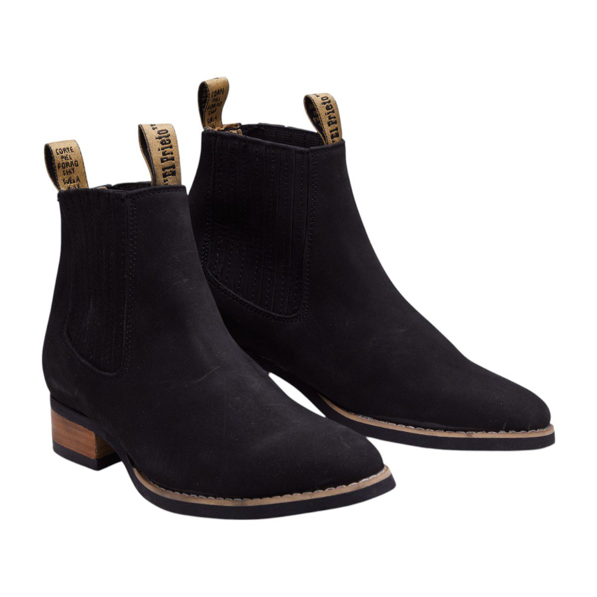 Botín Vaquero - Modelo 48 Negro