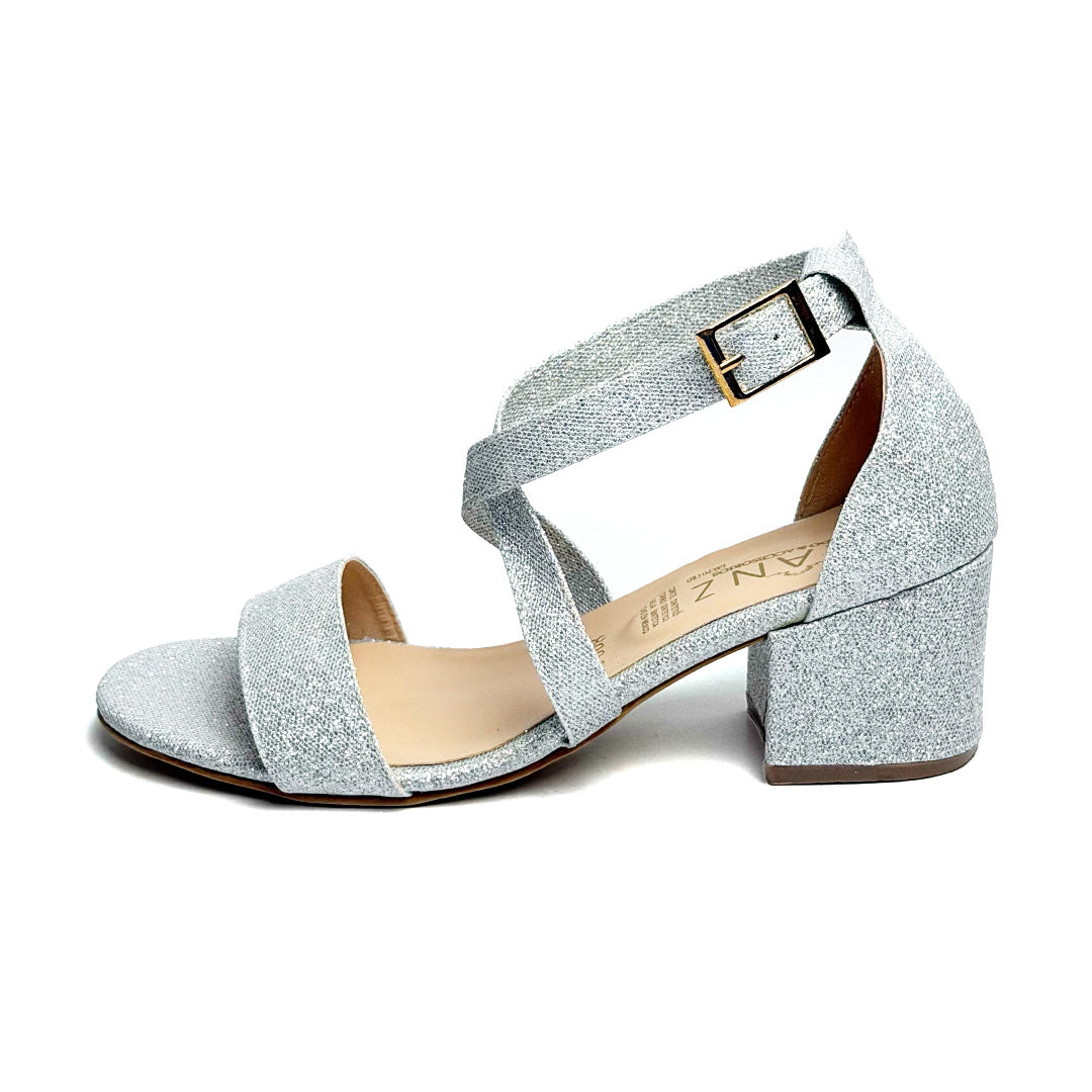 Zapatilla tacón bajo - 800 Plata