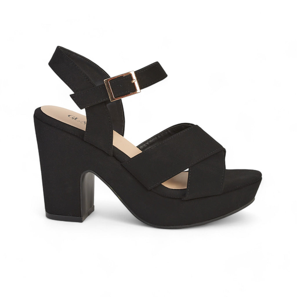 Zapatilla plataforma - 450 Negro