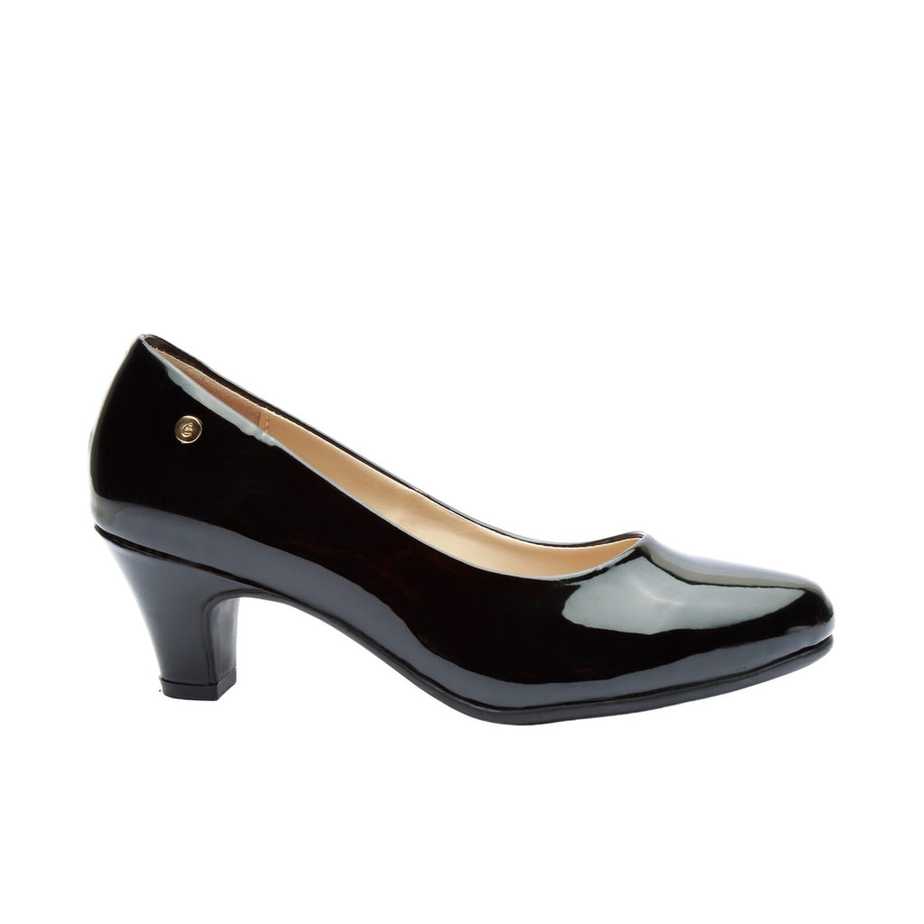 Zapatilla tacón bajo - 2401 Negro