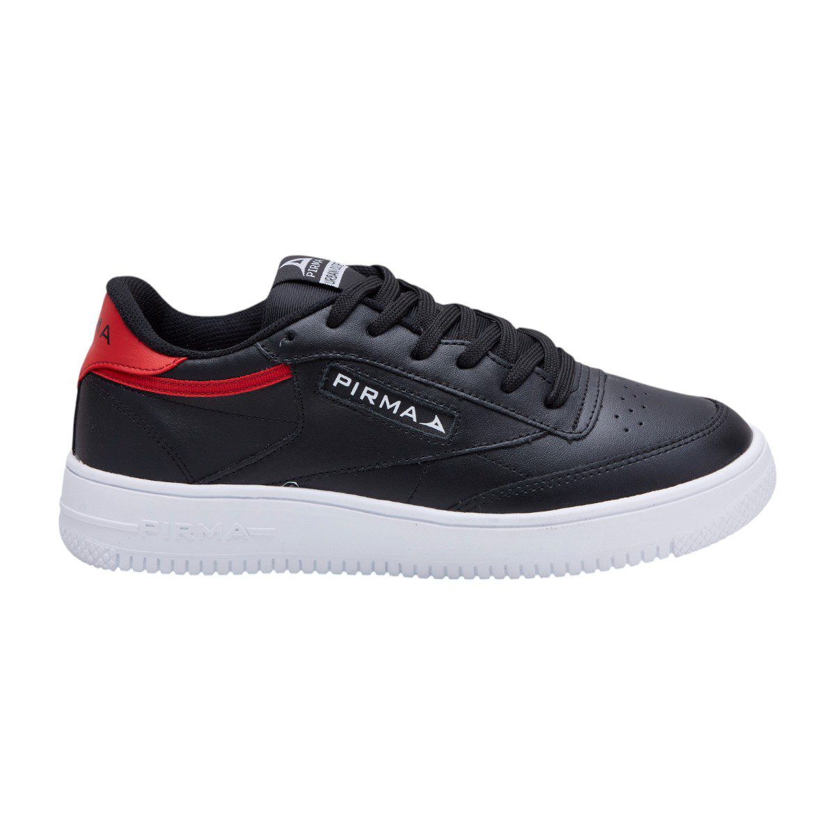 Tenis casual Pirma - 5051 Negro / Rojo
