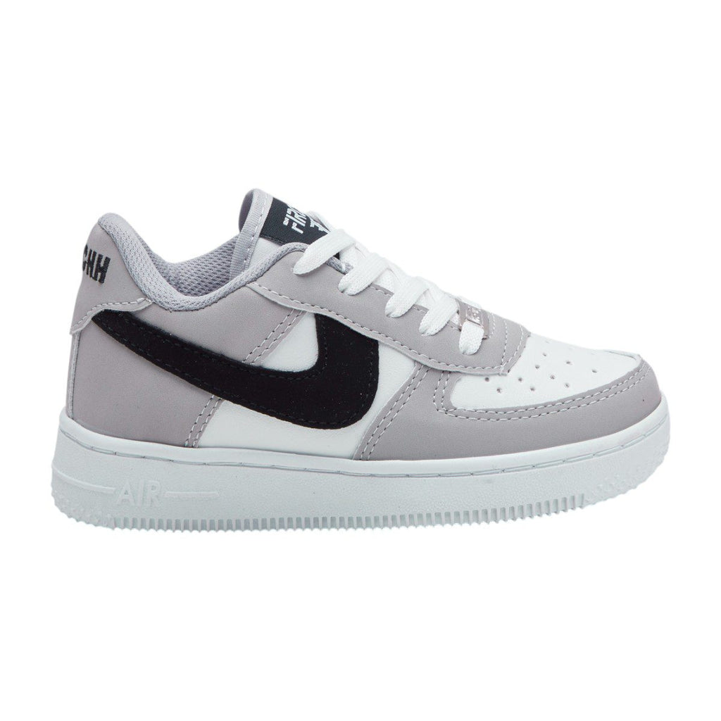Tenis casual - 1300 Gris / Blanco / Negro