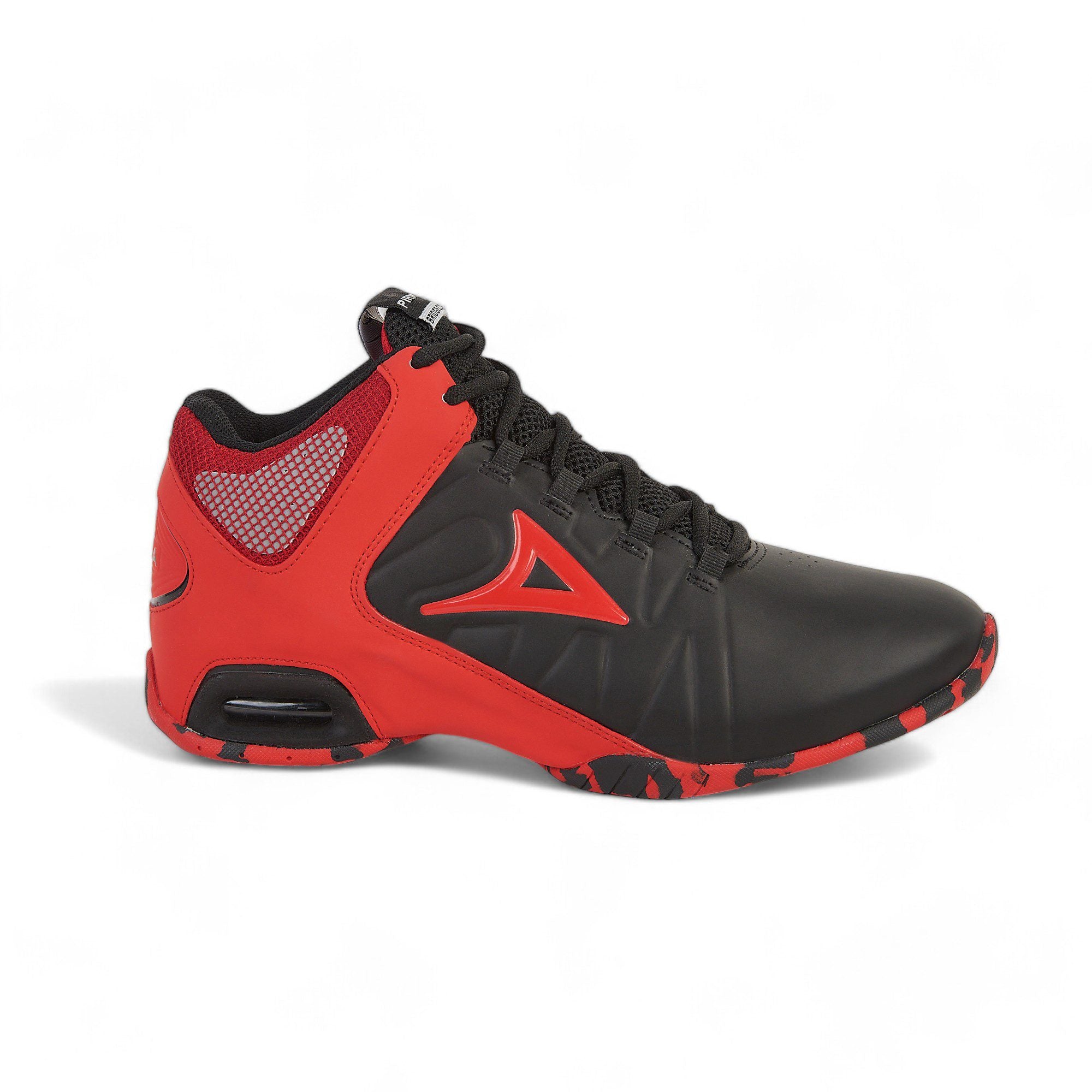 Tenis deportivo de bota Pirma - 795 Negro / Rojo