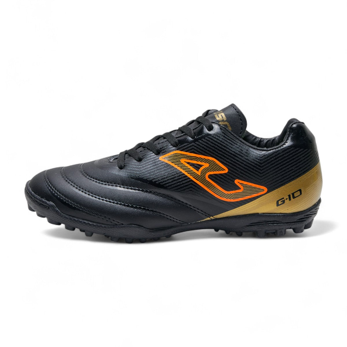 Tenis de Fútbol - 709 Negro / Oro / Naranja