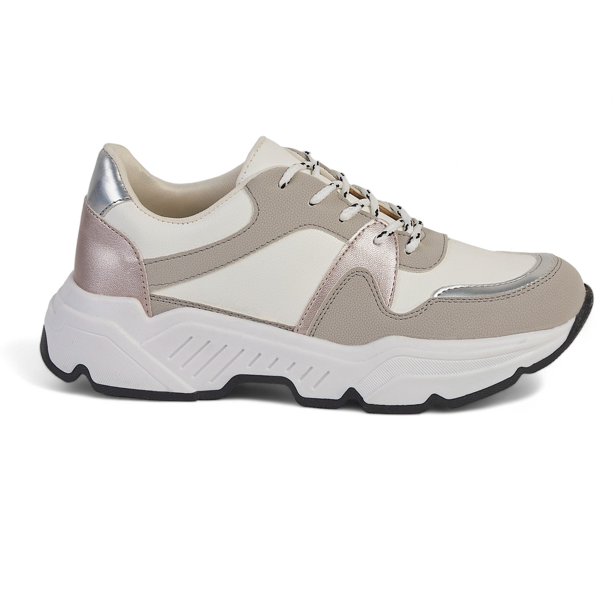 Tenis deportivo - 900 Gris / Rosa