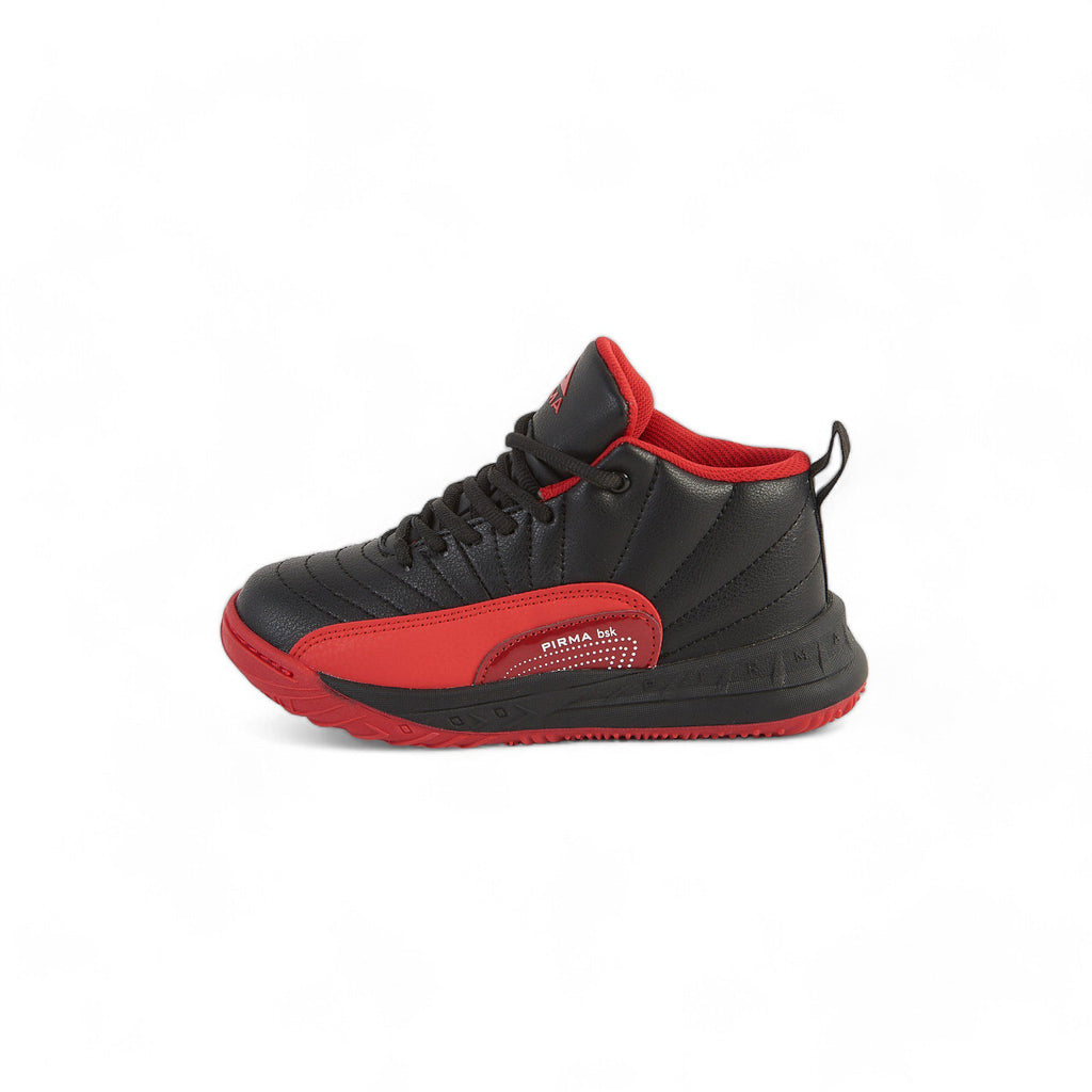 Tenis deportivo de bota Pirma - 2015 Negro / Rojo