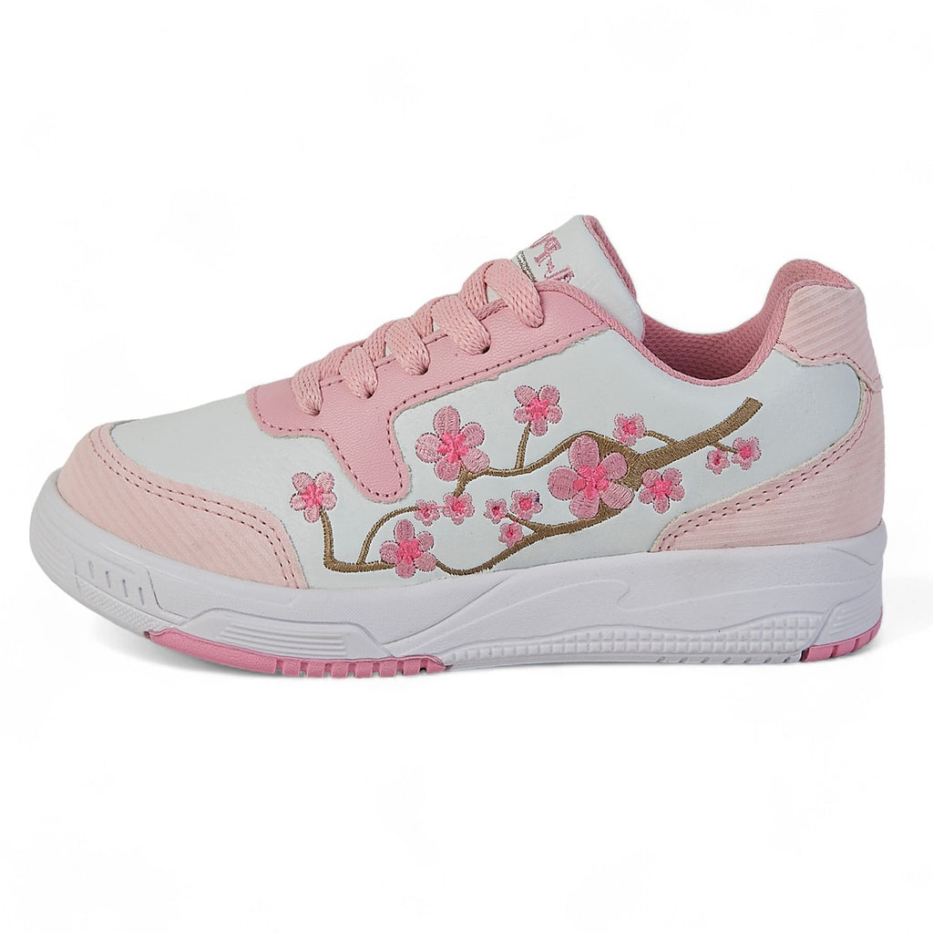 Tenis casual - 1031-C Blanco / Rosa