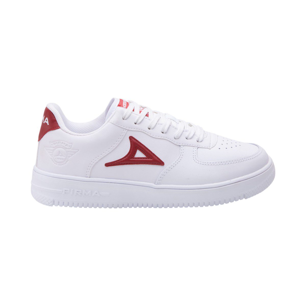 Tenis casual Pirma - 5002-1 Blanco / Rojo