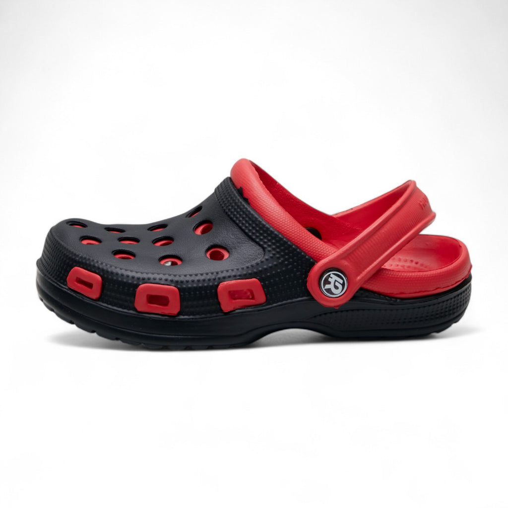 Sandalia - B-08 Negro / Rojo